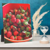 Aardbeien Fotoplaat (Zijkant)