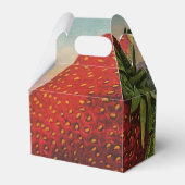 Aardbeien Giant Antiek Fruit Bedankdoosjes (Achterkant)