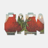 Aardbeien Giant Antiek Fruit Bedankdoosjes (Uitgevouwen)