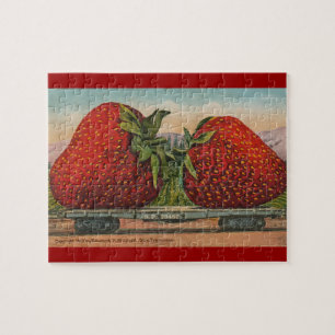 Aardbeien Giant Antiek Fruit Legpuzzel