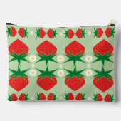 Aardbeien grote zak etui (Achterkant)