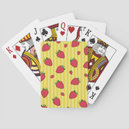 Aardbeien Illustratie Pokerkaarten