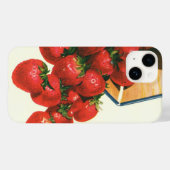  aardbeien in mandje, fruitbessen Case-Mate iPhone case (Achterkant (horizontaal))