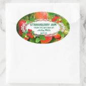 Aardbeien Jam ~ Oval Sticker # 2 (Tas)