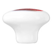 Aardbeien Keramische Knop (Zijkant)