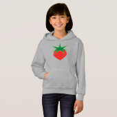 Aardbeien Kinder pullover-hoeden (Voorkant volledig)
