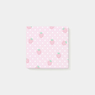 Aardbeien kleiachtige knollen post-it® notes