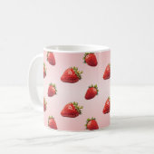 Aardbeien Koffiemok (Voorkant links)