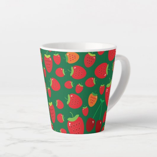 Aardbeien Latte Mok (Rechterhoek)