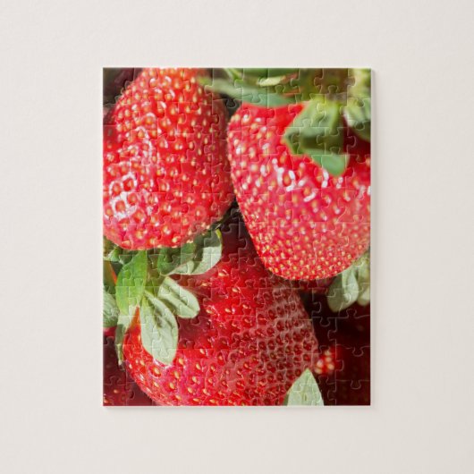 Aardbeien Legpuzzel (Verticaal)