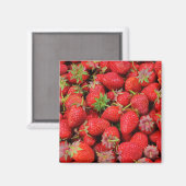 Aardbeien Magneet (Voorkant / Achterkant)