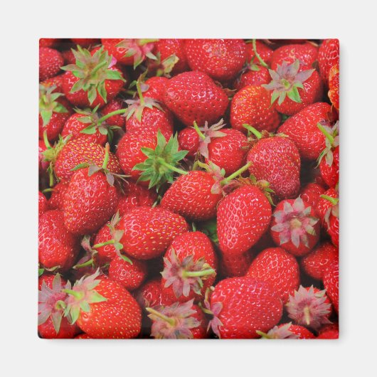 Aardbeien Magneet (Voorkant)