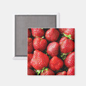 aardbeien Magnet Magneet (Voorkant / Achterkant)