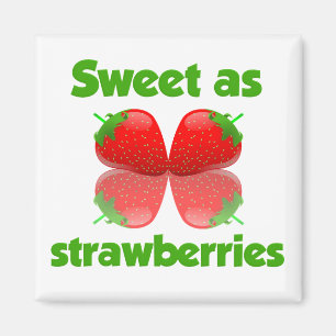aardbeien magnet magneet