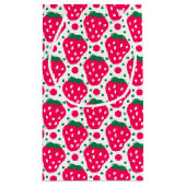 Aardbeien Meisje 1e verjaardag Kleine Gift Bag Klein Cadeauzakje (Achterkant)