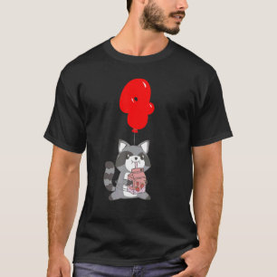 Aardbeien Melkrans 4e verjaardag Kinder Balloo T-shirt