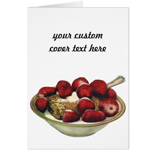 aardbeien met een gezond ontbijtontbijt (Voorkant)