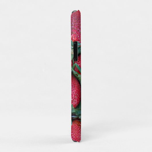 Aardbeien met groene bladeren Case-Mate iPhone case (Achterkant/rechts)