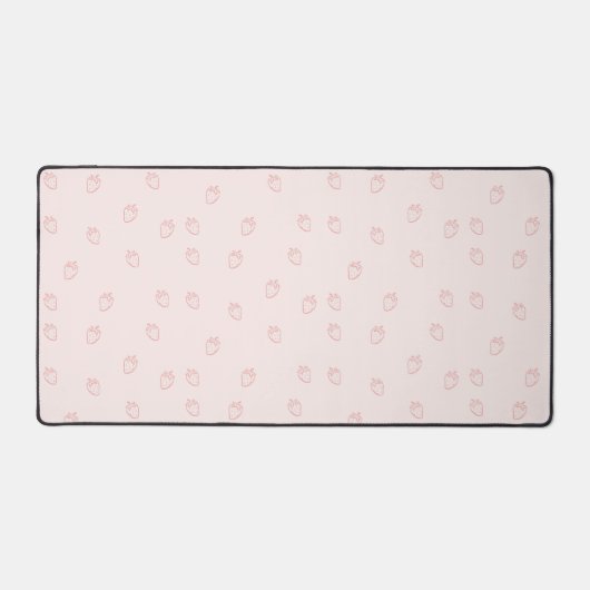 Aardbeien Minimalisme Bureaumat (Voorkant)