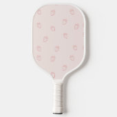 Aardbeien Minimalisme Pickleball Paddle (Achterkant)