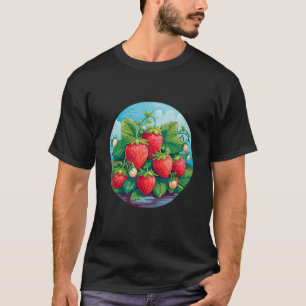 Aardbeien motief Aardbeien Planten Fr T-shirt