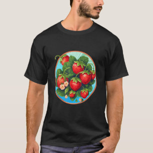 Aardbeien motief Aardbeien Planten Fr T-shirt