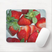 aardbeien muismat (Met muis)