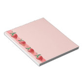 Aardbeien Notitieblok (Schuin)