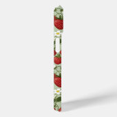 Aardbeien Op Groene Monogram Case-Mate iPhone Case (Achterkant / Rechts)