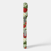Aardbeien Op Groene Monogram Case-Mate iPhone Case (Achterkant / Rechts)