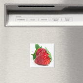 Aardbeien op wit magneet (Insitu (Vaatwasser))