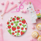 Aardbeien Papier Bord (Feest)