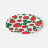 Aardbeien Papieren Bordje (Gekanteld)