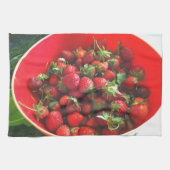 aardbeien Placemat Theedoek (Horizontaal)