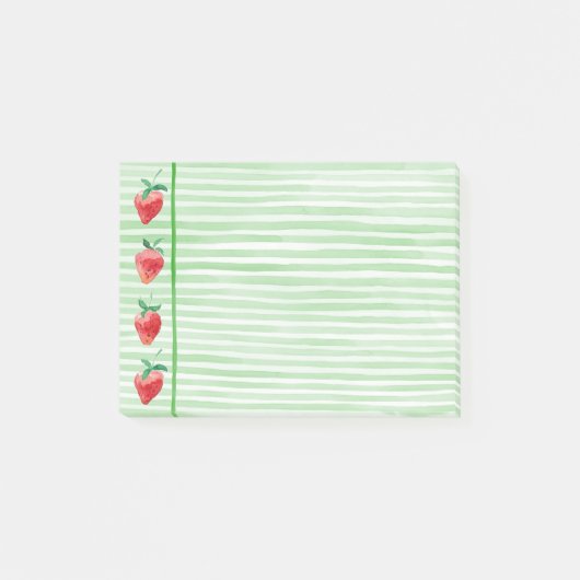 Aardbeien Post-it® Notes (Voorkant)