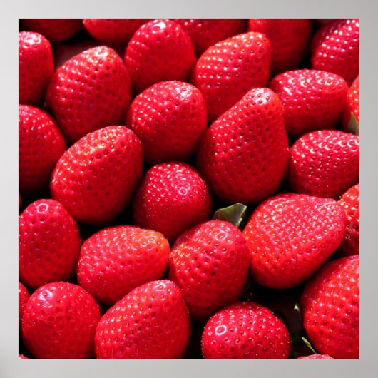 Aardbeien Poster (Voorkant)