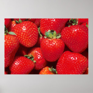 Aardbeien Poster