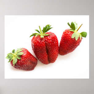 Aardbeien Poster