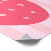 Aardbeien Poster (Hoek)