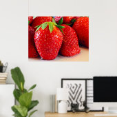 Aardbeien Poster (Thuiskantoor)