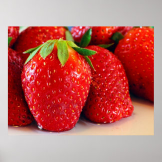 Aardbeien Poster