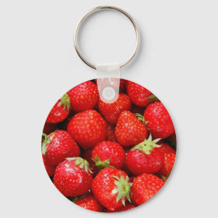 Aardbeien Sleutelhanger