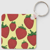 Aardbeien Sleutelhanger (Achterkant)