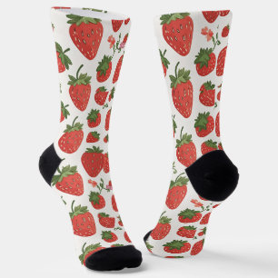 Aardbeien sokken