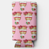 Aardbeien Sortcake Cakdessert Aardbeien (Achterkant)