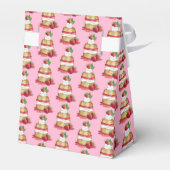 Aardbeien Sortcake Cakdessert Aardbeien Bedankdoosjes (Achterkant)