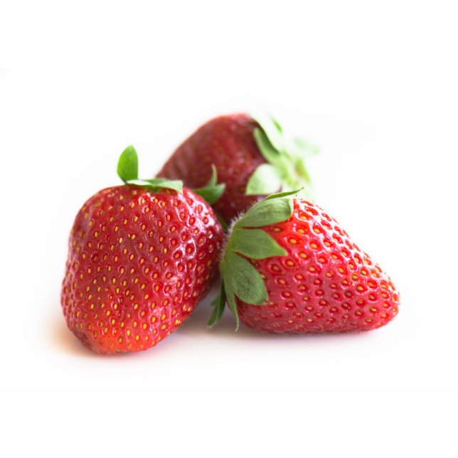 Aardbeien Staand Fotobeeldje (Voorkant)