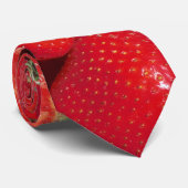 Aardbeien Stropdas (Opgerold)