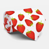 Aardbeien Stropdas (Opgerold)