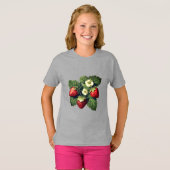  aardbeien t-shirt (Voorkant volledig)